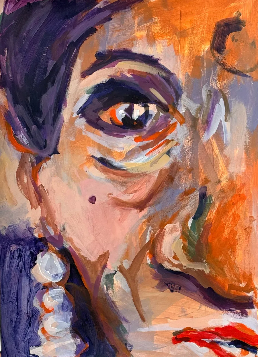 Rosalie – Acryl auf Papier