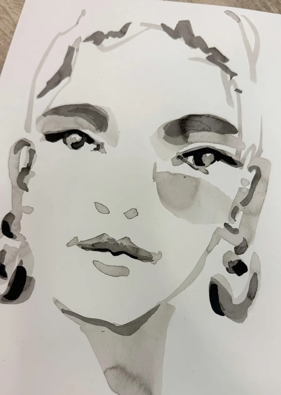 Sophia – Tusche auf Papier
