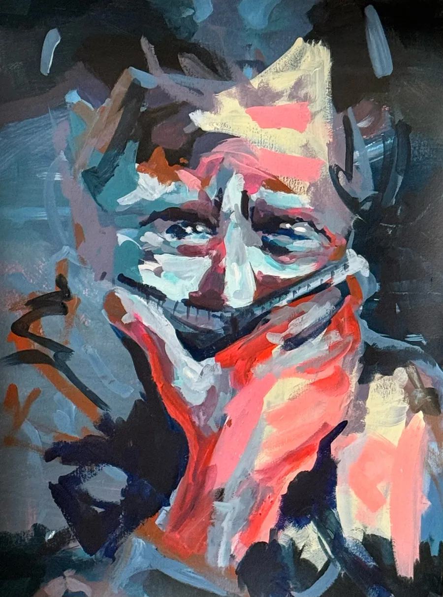Stille Aufruhr 2 – Acryl auf Papier